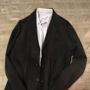 Armani Collezioni suede blazer (dark blue)
